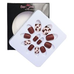BEROMT 12-Pcs Animal Printed False Nails Box - 30 gm-14