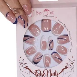 BEROMT French Tips False Nails With Kit - Multicolor 277-image-56