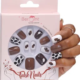 BEROMT 12-Pcs Animal Printed False Nails Box-30 gm-41