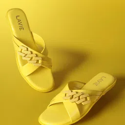 Lavie Embellished Open Toe Flats-picture-9