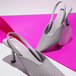 Try Me Textured Pointed Toe Stiletto Heeled Pumps-71