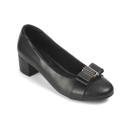 PEPPER Women Block Pumps with Bows-image-91