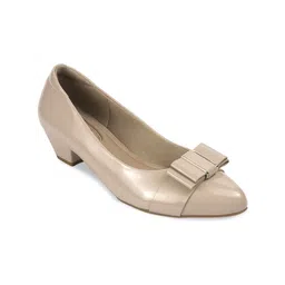 PEPPER Women Block Pumps with Bows-1