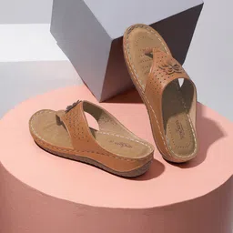 Liberty Textured Open Toe Comfort Heels-1