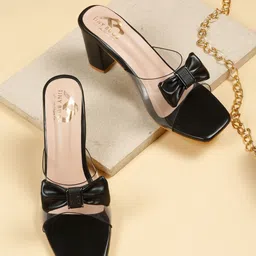 Tiny Bugs Embellished Block Pumps with Bows-0