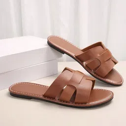Jbarg Women Open Toe Flats with Bows-22