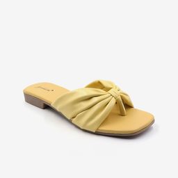 Gibelle Women Yellow Open Toe Flats-image-82