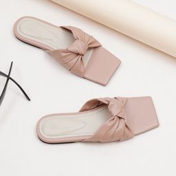 ELANBERG Synthetic Leather Open Toe Flats-picture-44