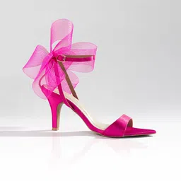 Signature Sole Embellished Party Stiletto Sandals with Bows-13