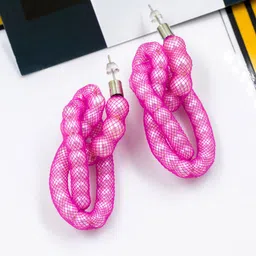 Bellofox Pink Contemporary Stud Earrings-69
