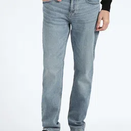 Flying Machine Men Straight Fit Mid-Rise Stretchable Jeans-98