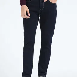 Flying Machine Men Straight Fit Mid-Rise Clean Look Stretchable Jeans-picture-40