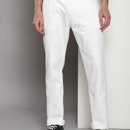 Calvin Klein Men Straight Fit Pure Cotton Jeans-picture-5