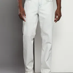 Calvin Klein Men Straight Fit Clean Look Pure Cotton Jeans-image-67