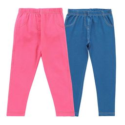 JusCubs Girls Pack of 2 Skinny Fit Jeggings-image-38