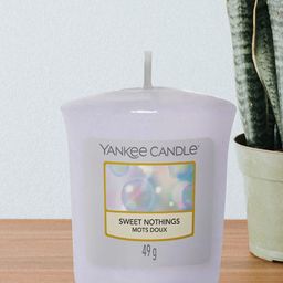 YANKEE CANDLE Purple  Original Votive Scented Candles -Sweet Nothings 49g-12