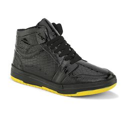 John Karsun Men Animal Textured Mid-Top Lightweight Sneakers-18