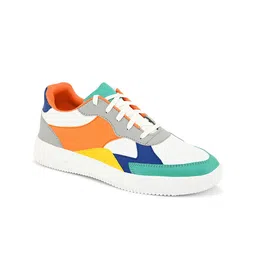 John Karsun Men Colourblocked Lightweight Sneakers-image-23