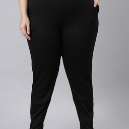 Go Colors Women Tailored Tapered Fit Trousers-picture-27