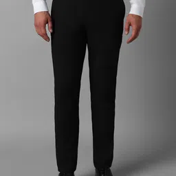 Louis Philippe Men Slim Fit Mid-Rise Formal Trousers-picture-47