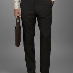 Luxure by Louis Philippe MenSlim Fit Mid-Rise Formal Trousers-image-41