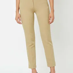 SALT ATTIRE Women Tailored Slim Fit Formal Trousers-image-86