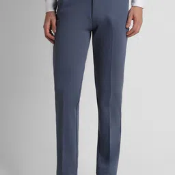 Peter England Men Slim Fit Formal Trousers-picture-36
