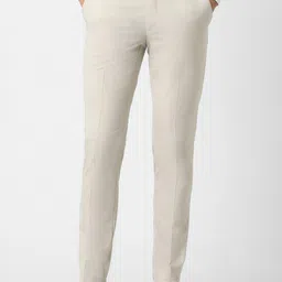 Peter England Men Slim Fit Trousers-image-89