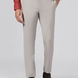 Blackberrys Men Slim Fit Formal Trousers-picture-1