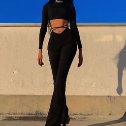 StyleCast x Revolte Women Slim Fit Trousers-image-74