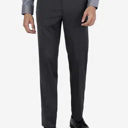 JB STUDIO Men Mid Rise Slim Fit Formal Trousers-image-69