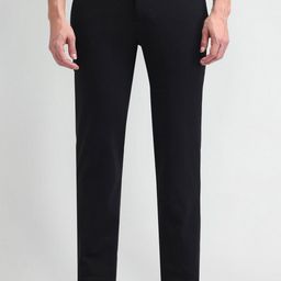 Arrow Men Classic Slim Fit Mid-Rise Trousers-picture-33