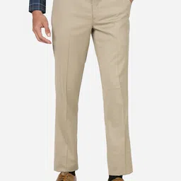 METAL Men Slim Fit Formal Trousers-image-79
