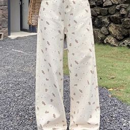 StyleCast Women Floral Loose Fit Mid-Rise Trousers-image-78