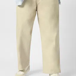 Urbano Plus Men Loose Fit Trousers-image-93