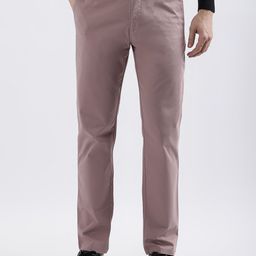 Iconic Men Slim Fit Mid-Rise Cotton Formal Trousers-image-89