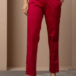 Lakshita Women Smart Straight Fit Ethnic Trousers-image-38