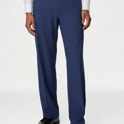 Marks & Spencer Men Mid Rise Formal Trousers-33