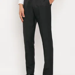 VEI SASTRE Men Smart Slim Fit Formal Trousers-picture-16