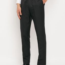 VEI SASTRE Men Smart Slim Fit Formal Trousers-image-90