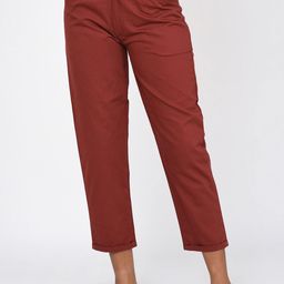 Rigo Women Slim Fit Cotton Trousers-image-13