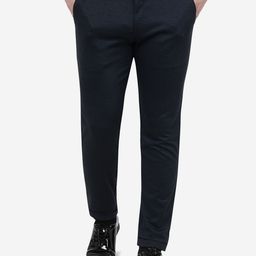JB STUDIO Men Mid-Rise Slim Fit Cotton Formal Trousers-image-87