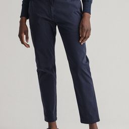 GANT Women Blue Slim Fit Trousers-image-53