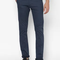Allen Solly Men Navy Blue Slim Fit Trousers-image-49