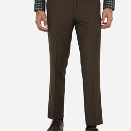 METAL Men Slim Fit Formal Trousers-image-39
