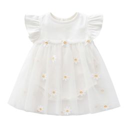 StyleCast Infant Girls White Printed Short Sleeves Bodysuit-image-32