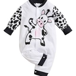 StyleCast White & Black Infants Printed Cotton Rompers-27