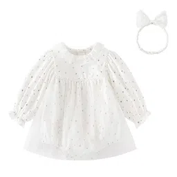 StyleCast Infants Girls Polka Dot Printed Cotton Bodysuits-image-52