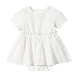 StyleCast Infants White Self Design Cotton Bodysuit-image-53