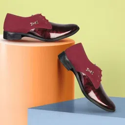 BAESD Boys Lace-Up Round Toe Derbys-16